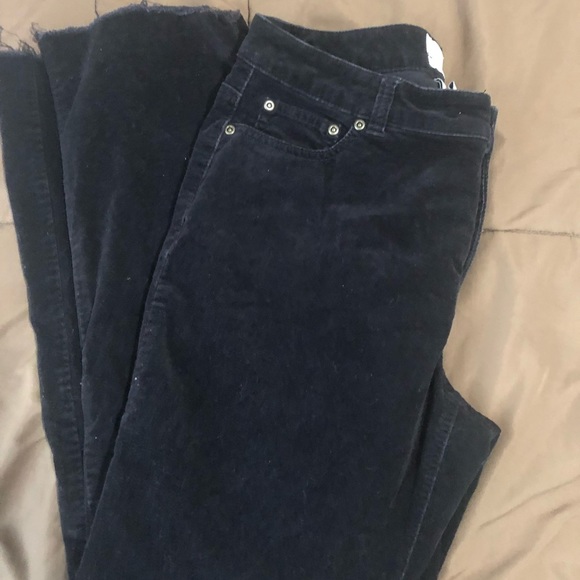 Black curdory pants - Picture 1 of 3